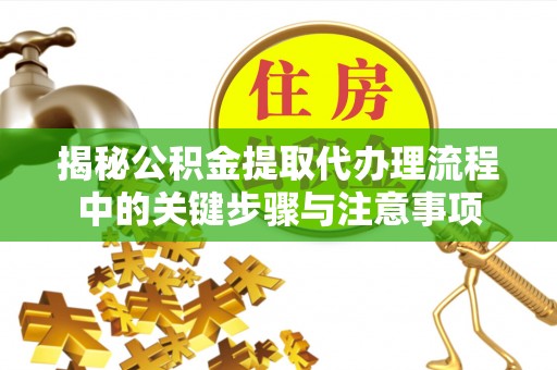 金湾揭秘公积金提取代办理流程中的关键步骤与注意事项