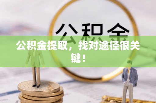 金湾公积金提取，找对途径很关键！